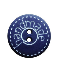Blue "Handmade" button