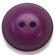 20mm Plastic Purple Button with Darker Rim