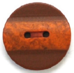 23mm Orange Raised Marble Center Button