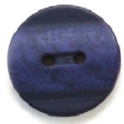 23mm Blue Raised Marble Center Button