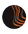 Orange Button 25mm