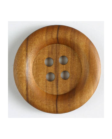 Wood Button 18mm