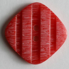 18mm Square Red Button