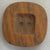 Brown Square Button 28mm