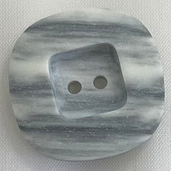 Grey Square Button 28mm