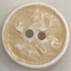 Cream Button 23mm