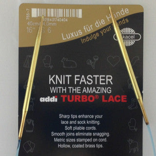 16" Addi Turbo Lace Circular Needle