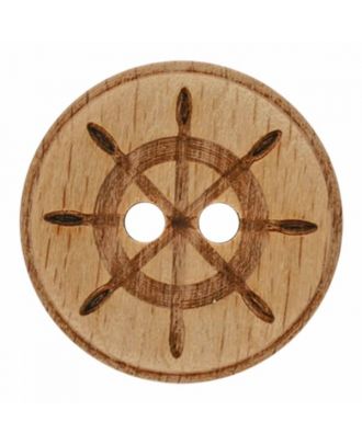 Wood Steering Wheel Button