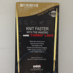 24" Addi Turbo Lace Circular Needle