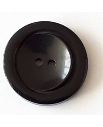 18mm Black Button