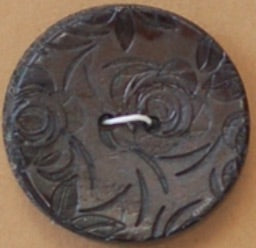 Black Coconut Button