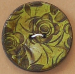 Green Coconut Button