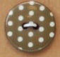 Dark Green Polka Dot Button