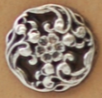 Metal Flower Button
