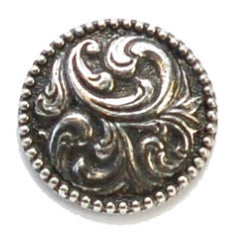 Metal Swirly Button