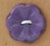 Purple Lotus Flower Button