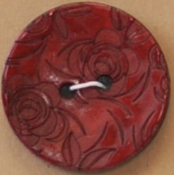 Red Coconut Button