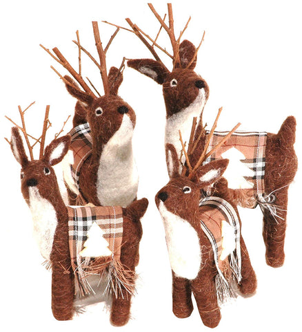 Reindeer Winter Holiday Decoration