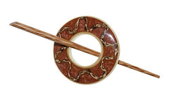 Copper Elepante Shawl Pin