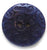 Blue Round Ornate Corozo Buttons