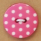 Pink Polka Dot Button