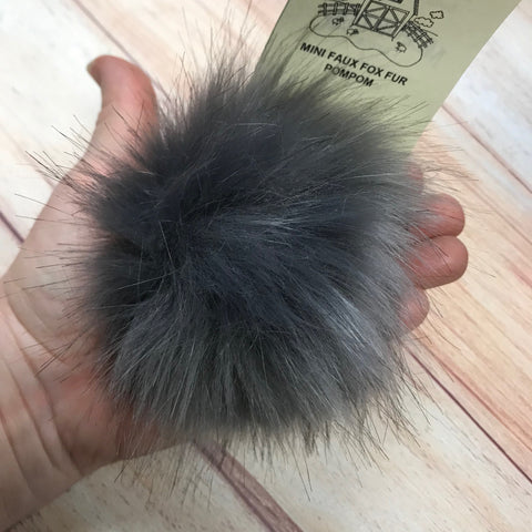 Small Faux Fur Pompoms